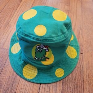 The Wiggles Live Bucket Hat Green Yellow Polka Dot Dorothy The Dinosaur Denim